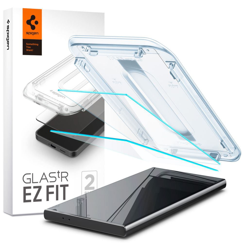 Spigen Glas.tR EZ-FIT ochranné sklo (2 kusy) - Samsung Galaxy S24 Ultra - transparentná KF2318894