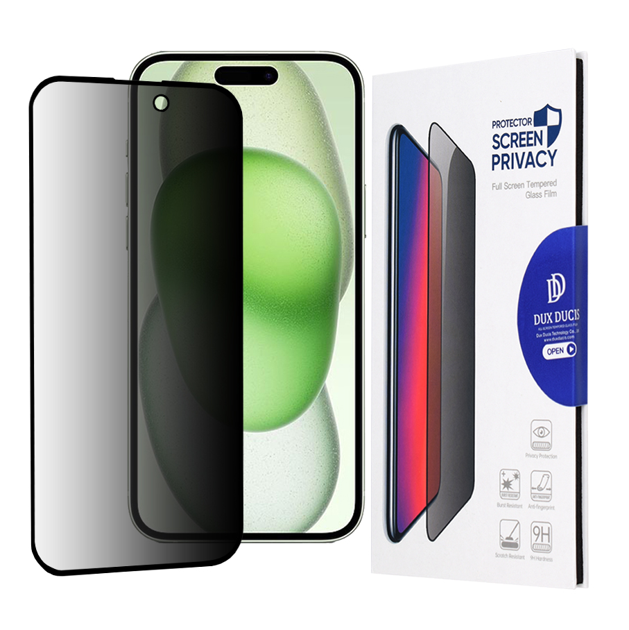 Dux Ducis Temperované sklo Privacy pre - iPhone 15 Plus - čierna KF2315351