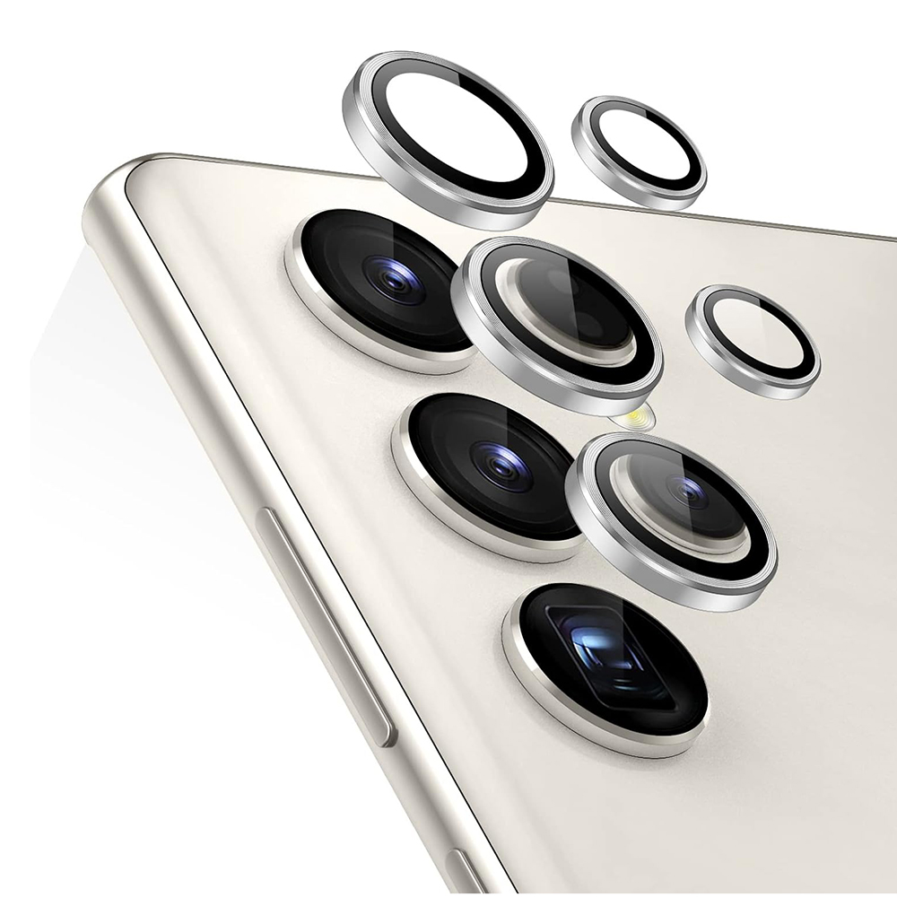 ESR Ochranné temperované sklo na objektív pre - Samsung Galaxy S24 Ultra - strieborná KF2318131