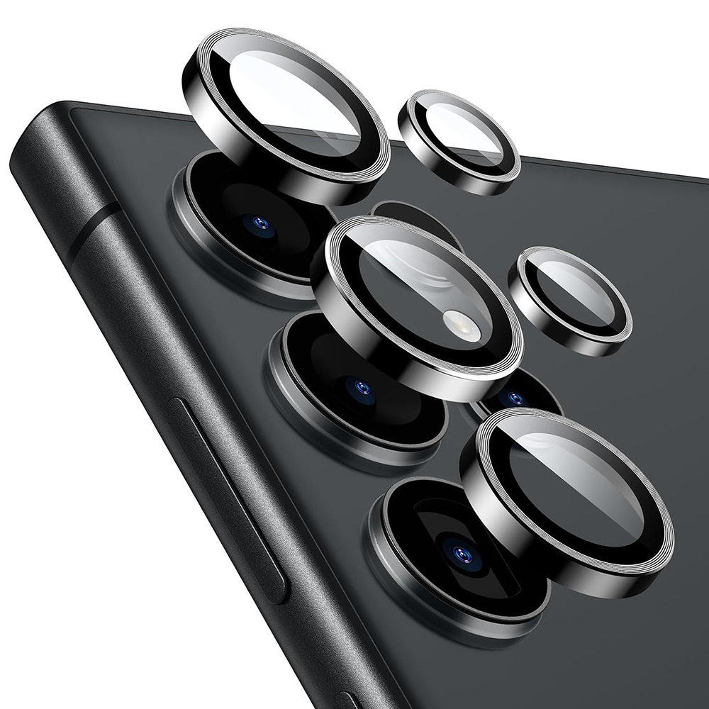 ESR Ochranné temperované sklo na objektív pre - Samsung Galaxy S24 Ultra - čierna KF2318133