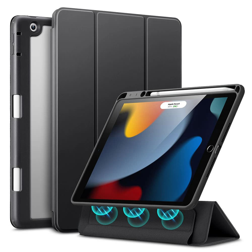 ESR Rebound Hybrid Pro obal na - iPad 10.2" (2019 / 2020 / 2021) - čierna KF2316471