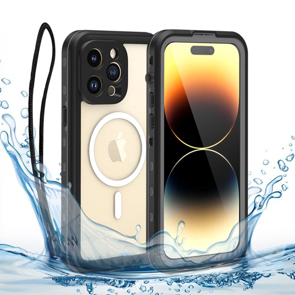 ShellBox Vodotesné puzdro IP68 - iPhone 14 Pro - čierna KF2322112