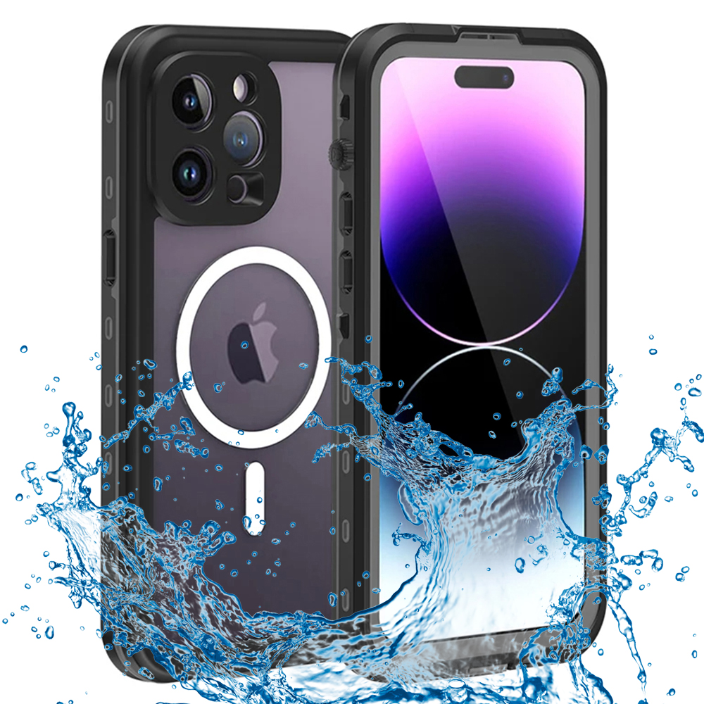 ShellBox Vodotesné puzdro IP68 - iPhone 14 Pro Max - čierna KF2322113