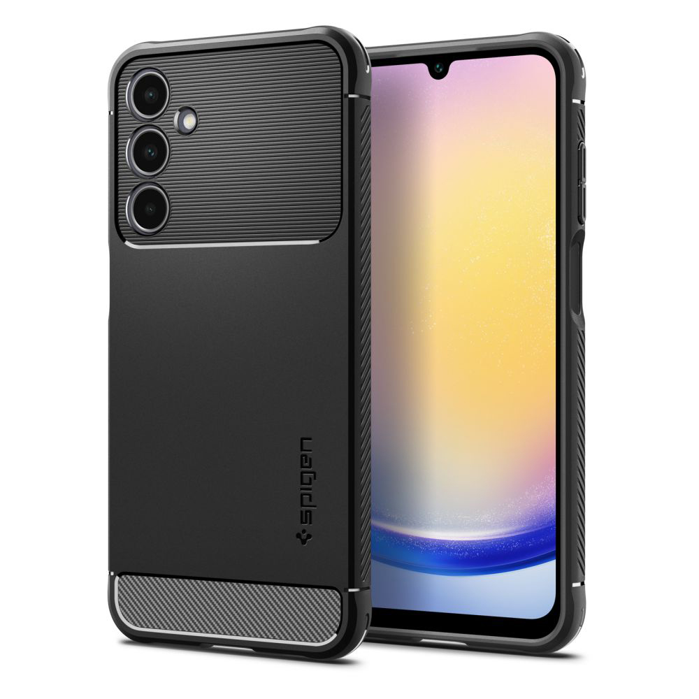 Spigen Rugged Armor kryt pre - Samsung Galaxy A25 5G - Čierna KF2318414