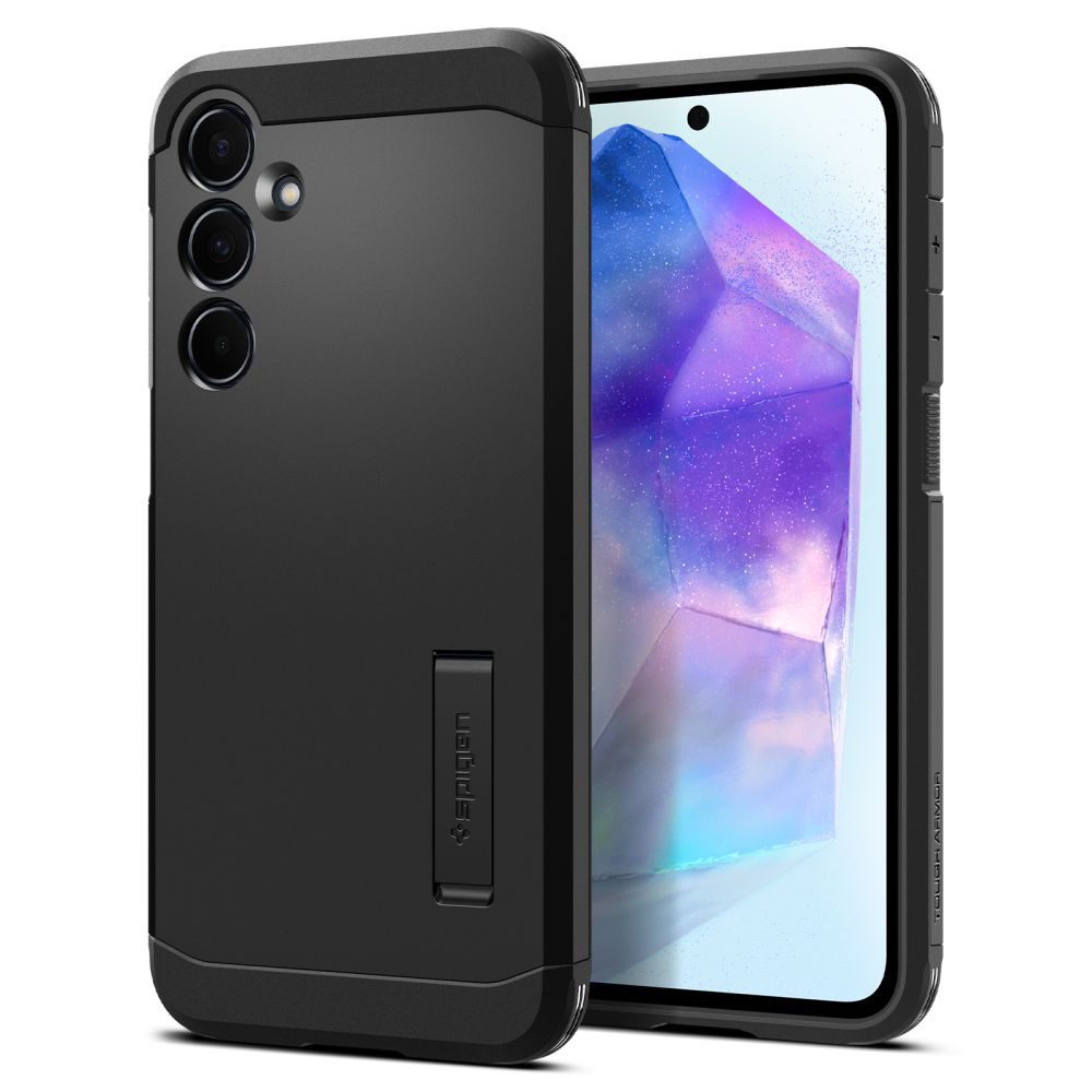 Spigen Tough Armor kryt pre - Samsung Galaxy A55 5G - Čierna KF2320700