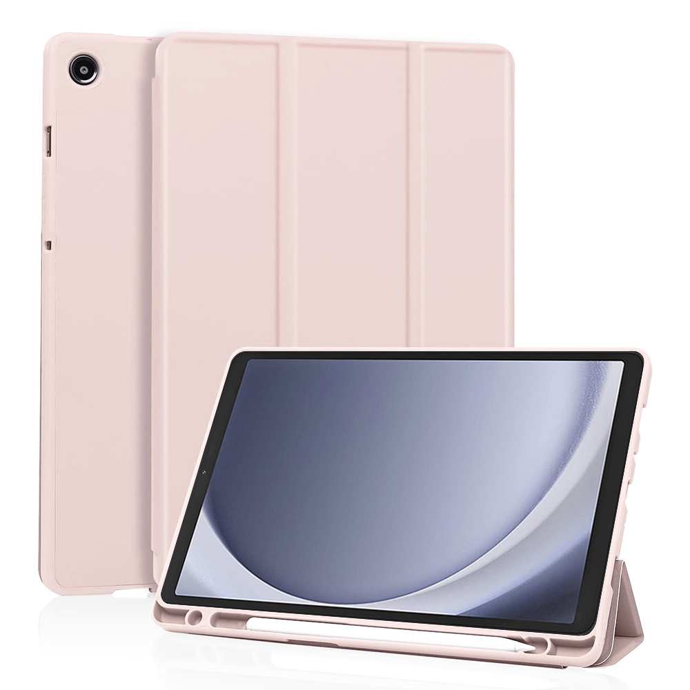 Techsuit Sklopný obal Flex Trifold (s držiakom na pero) - Samsung Galaxy Tab A9 - Ružová KF2321532