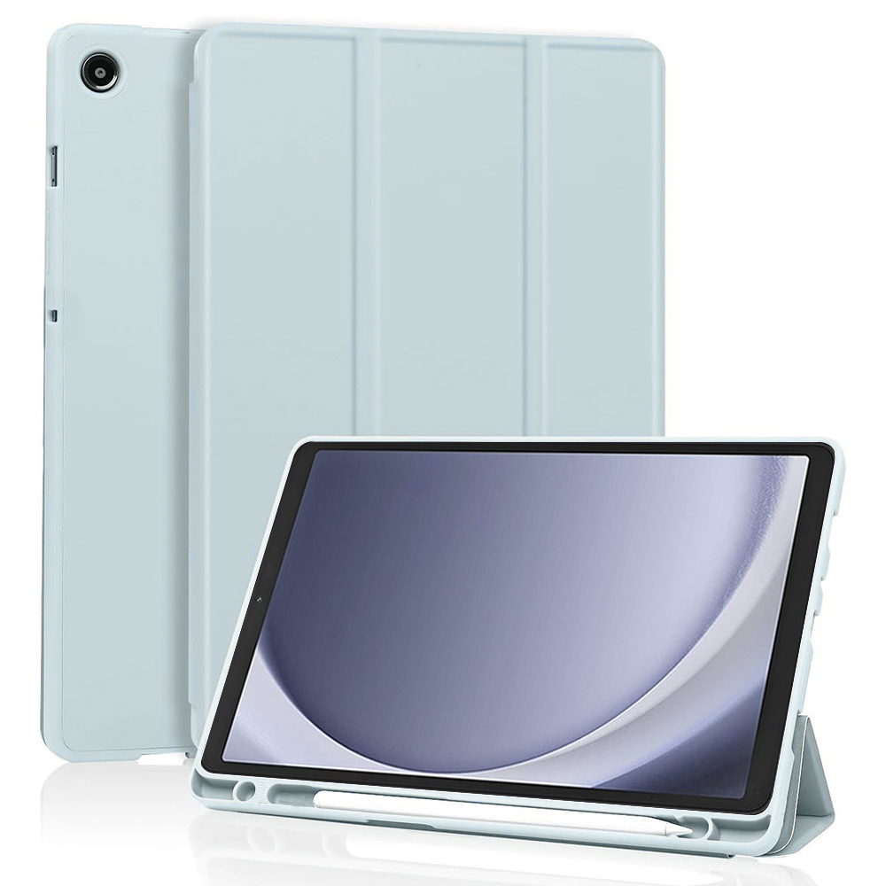 Techsuit Sklopný obal Flex Trifold (s držiakom na pero) - Samsung Galaxy Tab A9 - Sky Modrá KF2321536