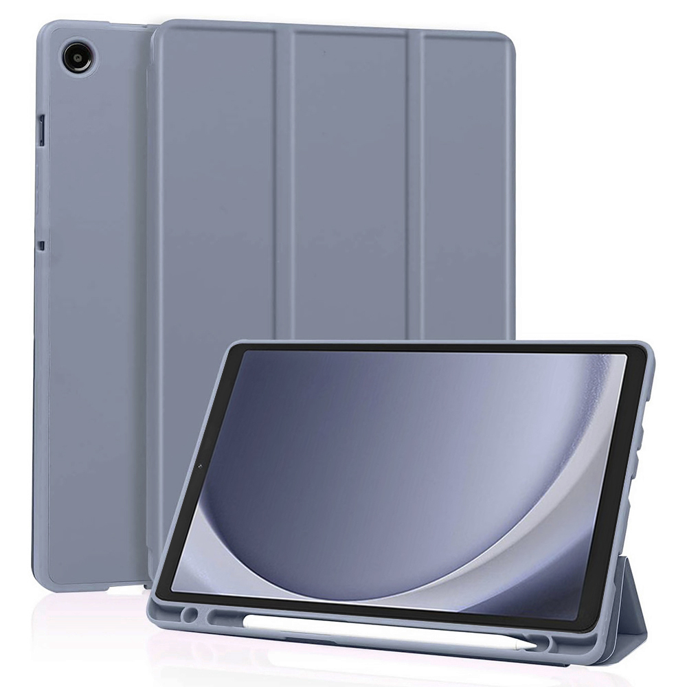 Techsuit Sklopný obal Flex Trifold (s držiakom na pero) - Samsung Galaxy Tab A9 - Fialová KF2321539