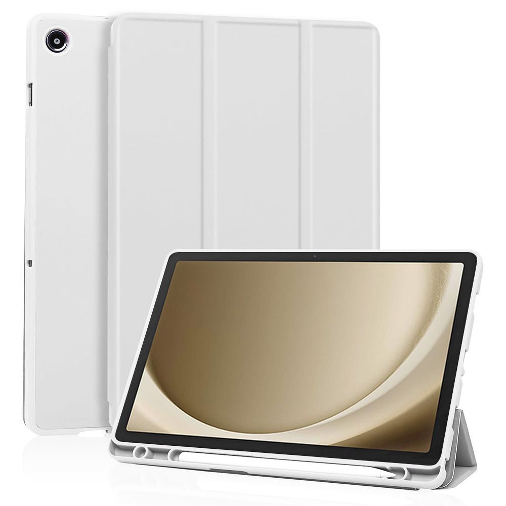 Techsuit Sklopný obal Flex Trifold (s držiakom na pero) - Samsung Galaxy Tab A9 Plus - Sivá KF2321666
