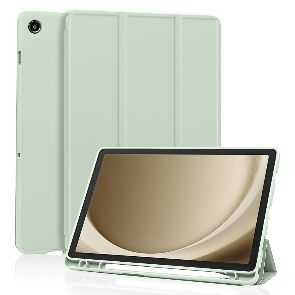 Techsuit Sklopný obal Flex Trifold (s držiakom na pero) - Samsung Galaxy Tab A9 Plus - Matcha Zelená KF2321674