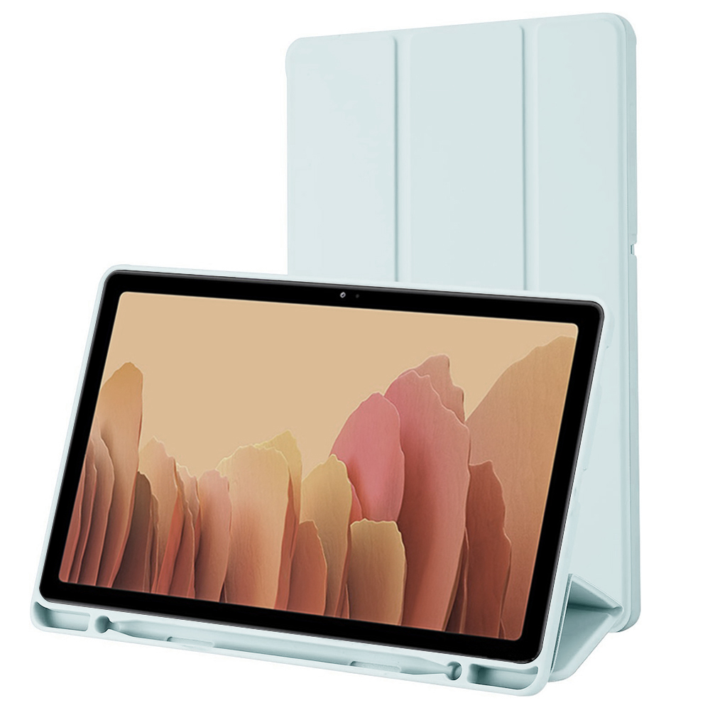 Techsuit Sklopný obal Flex Trifold (s držiakom na pero) - Samsung Galaxy Tab A7 10.4 2020 T500/T505 - Sky Modrá KF2321713