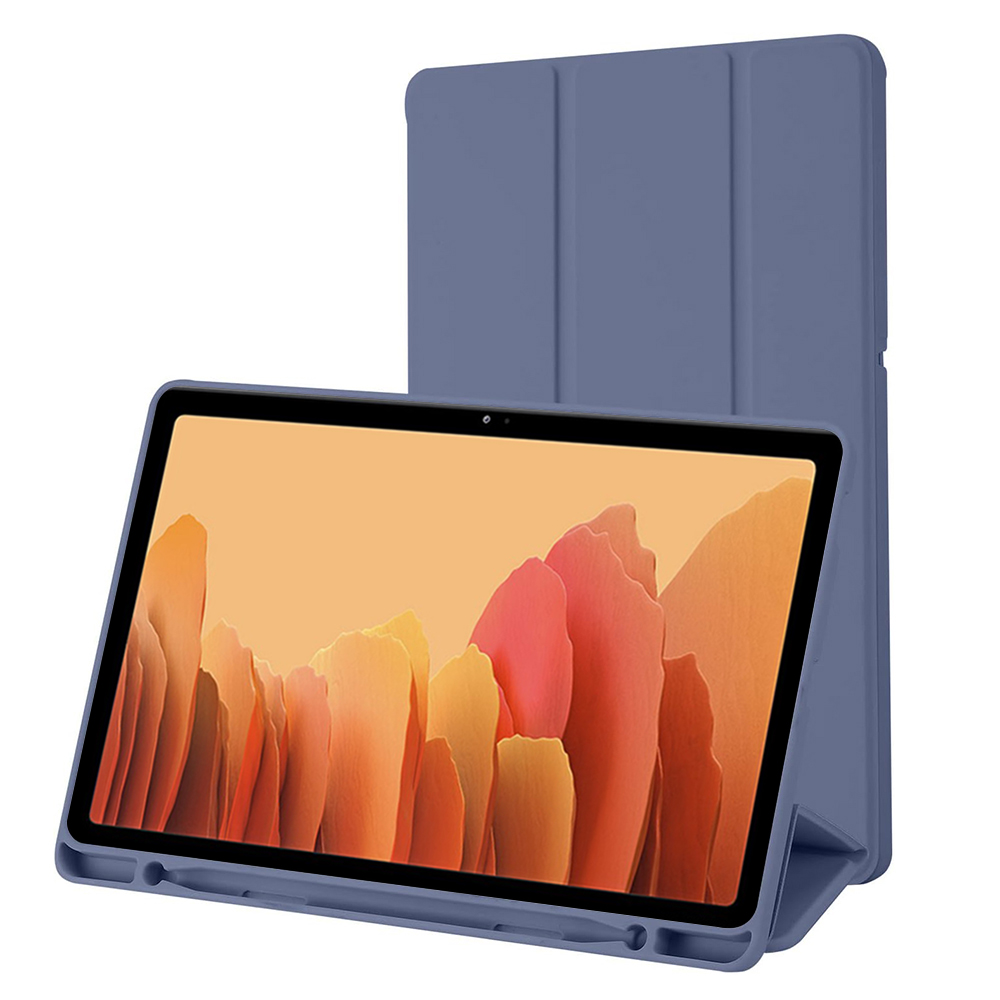 Techsuit Sklopný obal Flex Trifold (s držiakom na pero) - Samsung Galaxy Tab A7 10.4 2020 T500/T505 - Fialová KF2321716