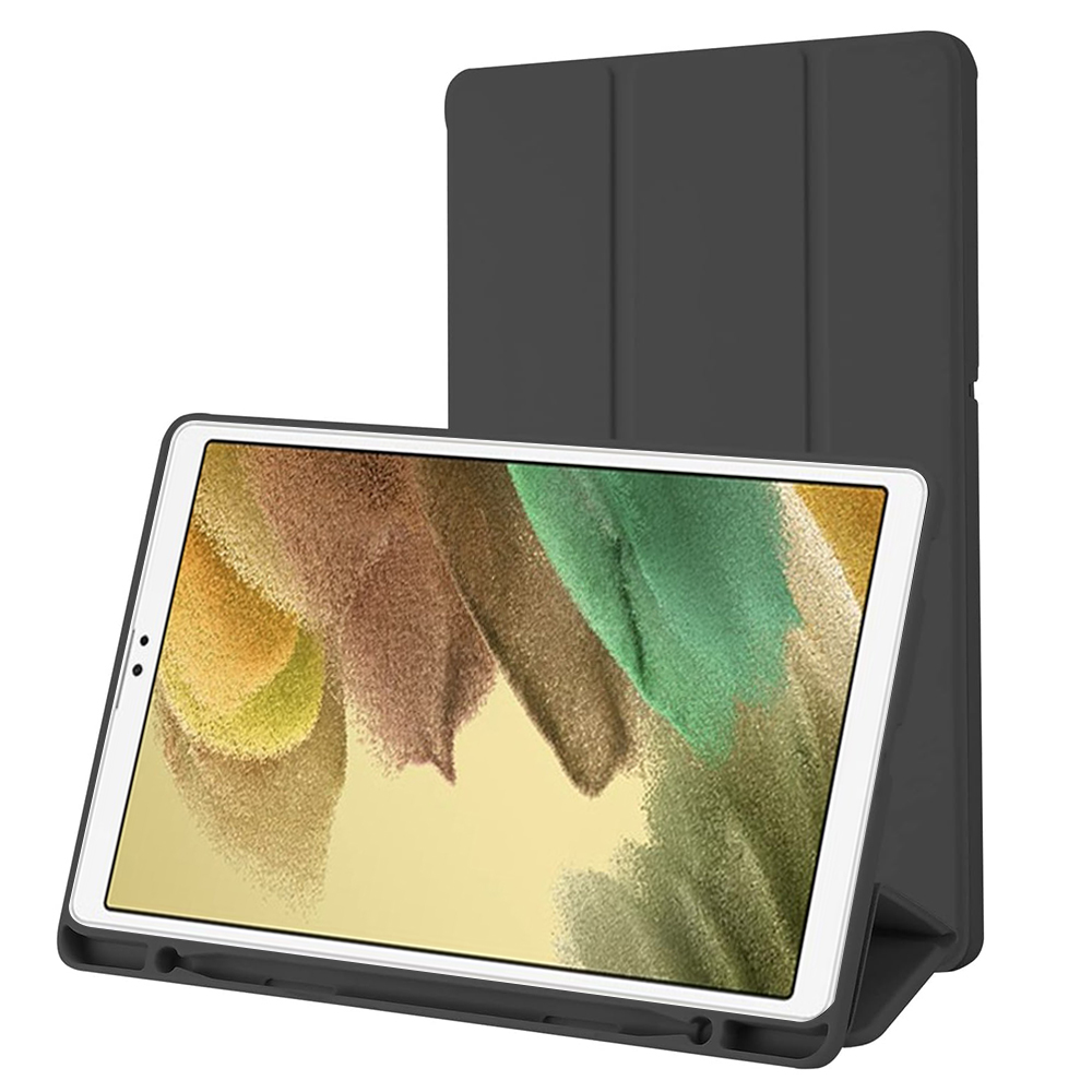 Techsuit Sklopný obal Flex Trifold (s držiakom na pero) - Samsung Galaxy Tab A7 Lite - Čierna KF2321719