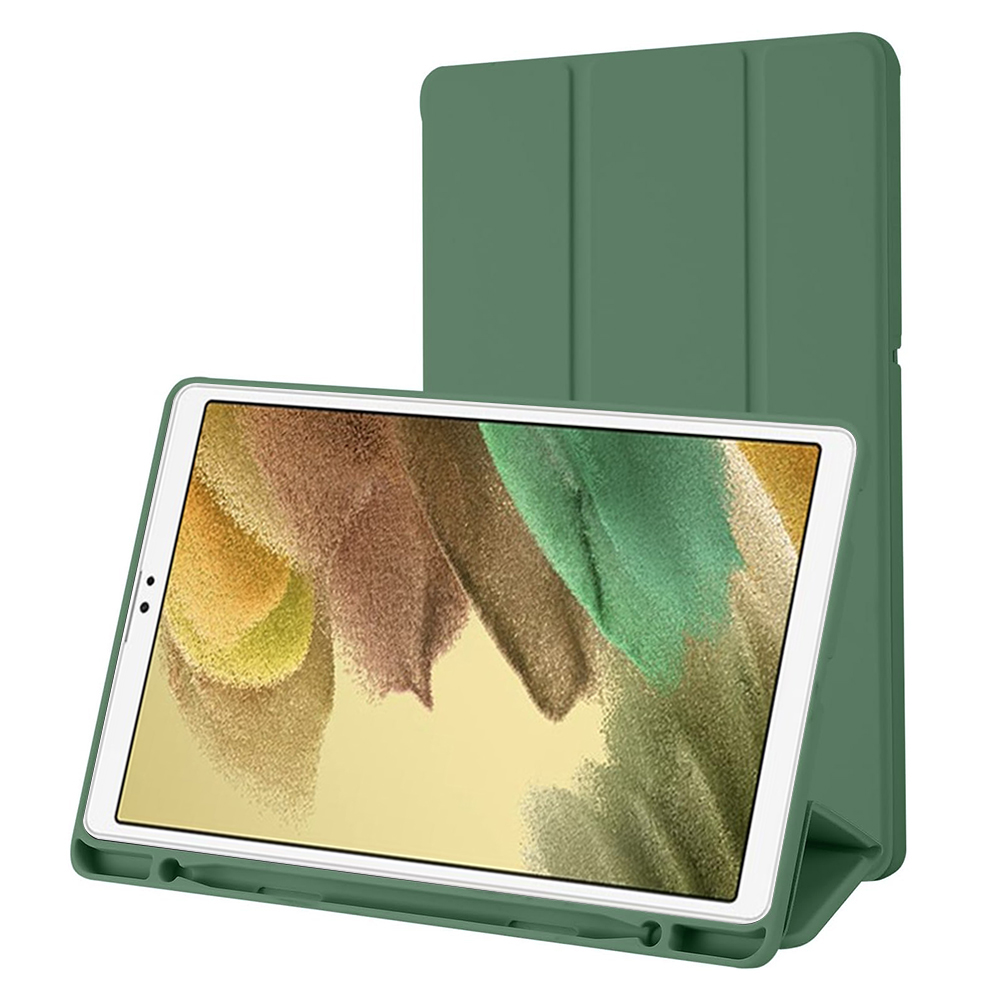 Techsuit Sklopný obal Flex Trifold (s držiakom na pero) - Samsung Galaxy Tab A7 Lite - Zelená KF2321728