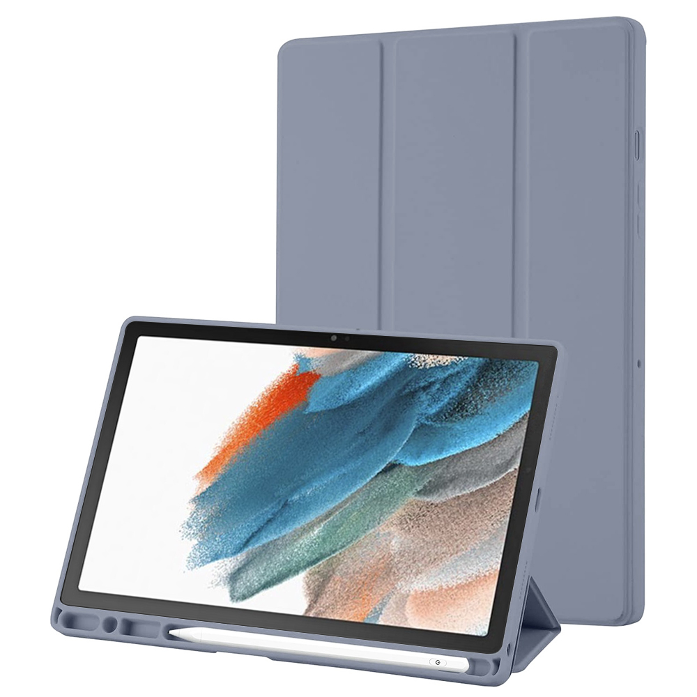 Techsuit Sklopný obal Flex Trifold (s držiakom na pero) - Samsung Galaxy Tab A8 10.5 (2021) - Fialová KF2321771