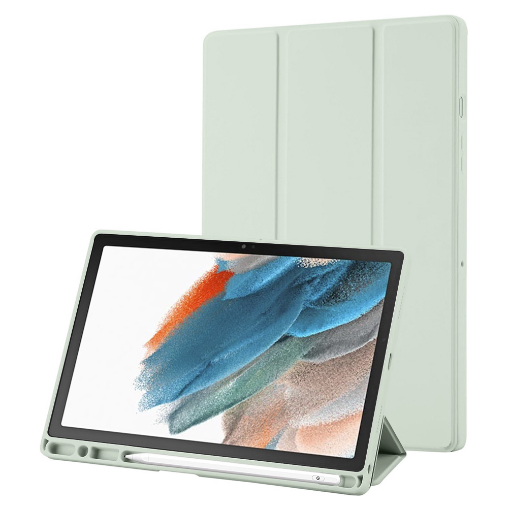 Techsuit Sklopný obal Flex Trifold (s držiakom na pero) - Samsung Galaxy Tab A8 10.5 (2021) - Matcha Zelená KF2321773