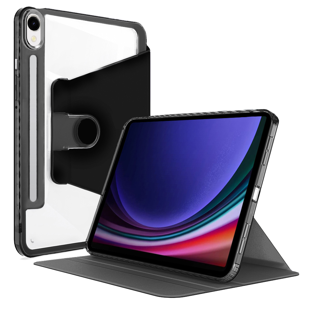 Techsuit Crystal Vision puzdro pre - Samsung Galaxy Tab S9 / S9 FE - Čierna KF2323285