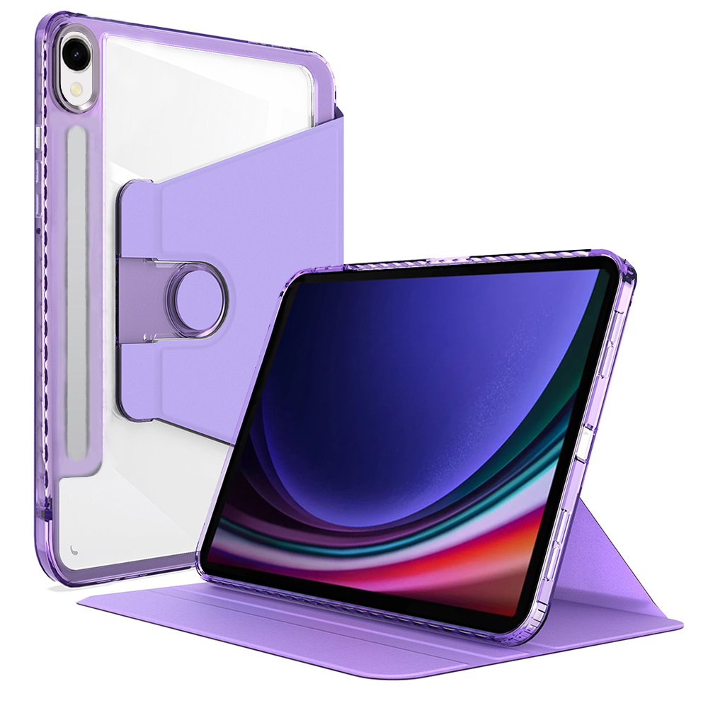 Techsuit Crystal Vision puzdro pre - Samsung Galaxy Tab S9 / S9 FE - Fialová KF2323287