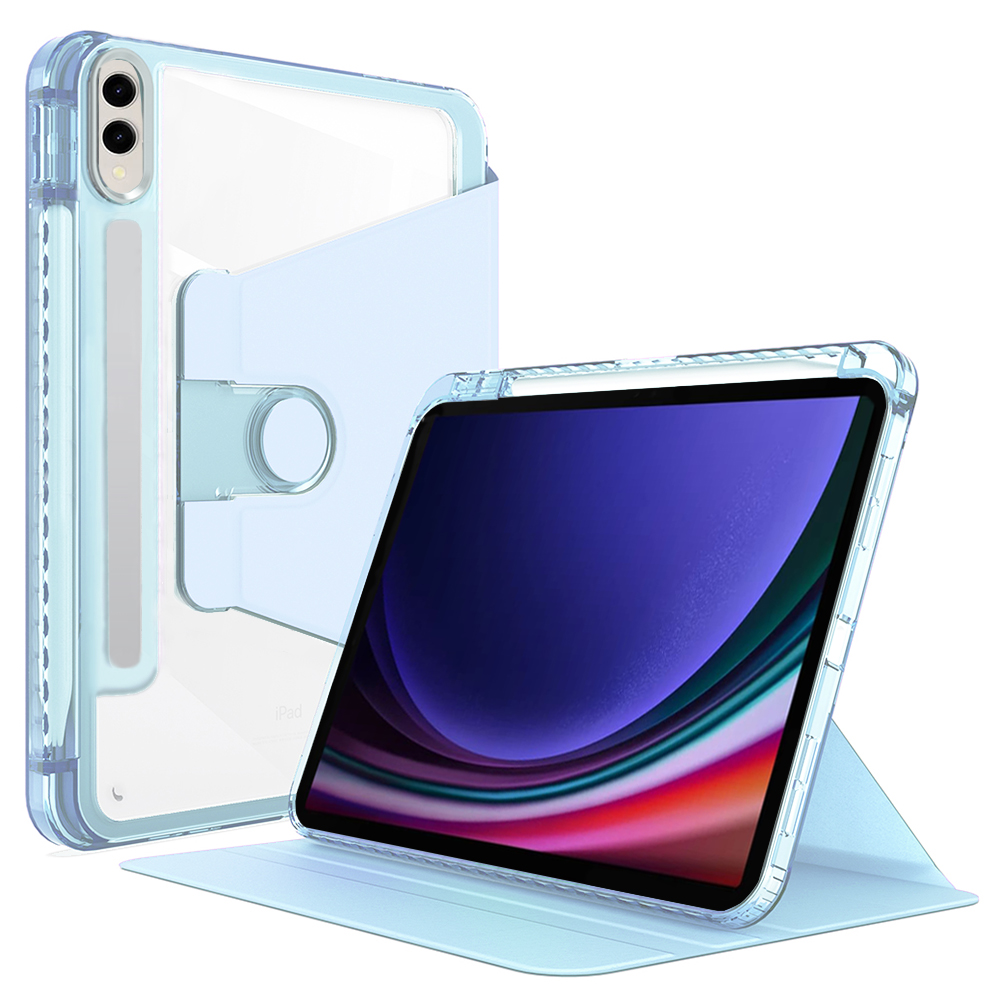 Techsuit Crystal Vision puzdro pre - Samsung Galaxy Tab S9 Plus / S9 FE Plus - Modrá KF2323289