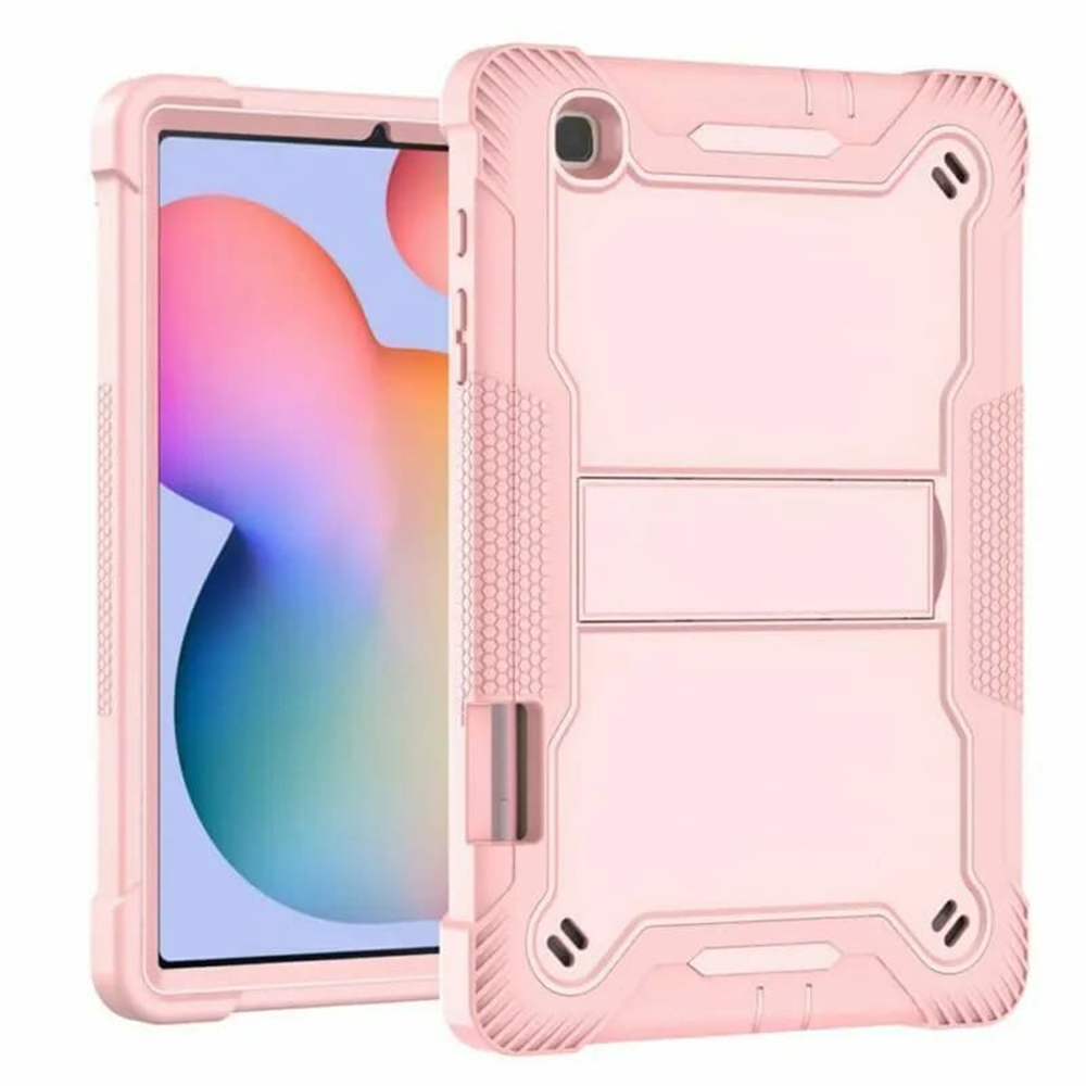 Techsuit Ochranný kryt Rugged TabShell + ochranná fólia na displej - Samsung Galaxy Tab S6 Lite 10.4 P610/P615 - Ružovo Zlatá KF2327014