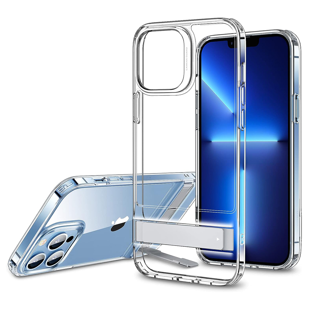 ESR Air Shield Boost Kickstand kryt pre - iPhone 13 Pro - Priehľadná KF2316291