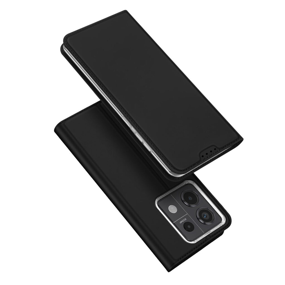 Dux Ducis Skin Pro otvárací obal - Xiaomi Redmi Note 13 Pro 5G / Poco X6 - Čierna KF2318636