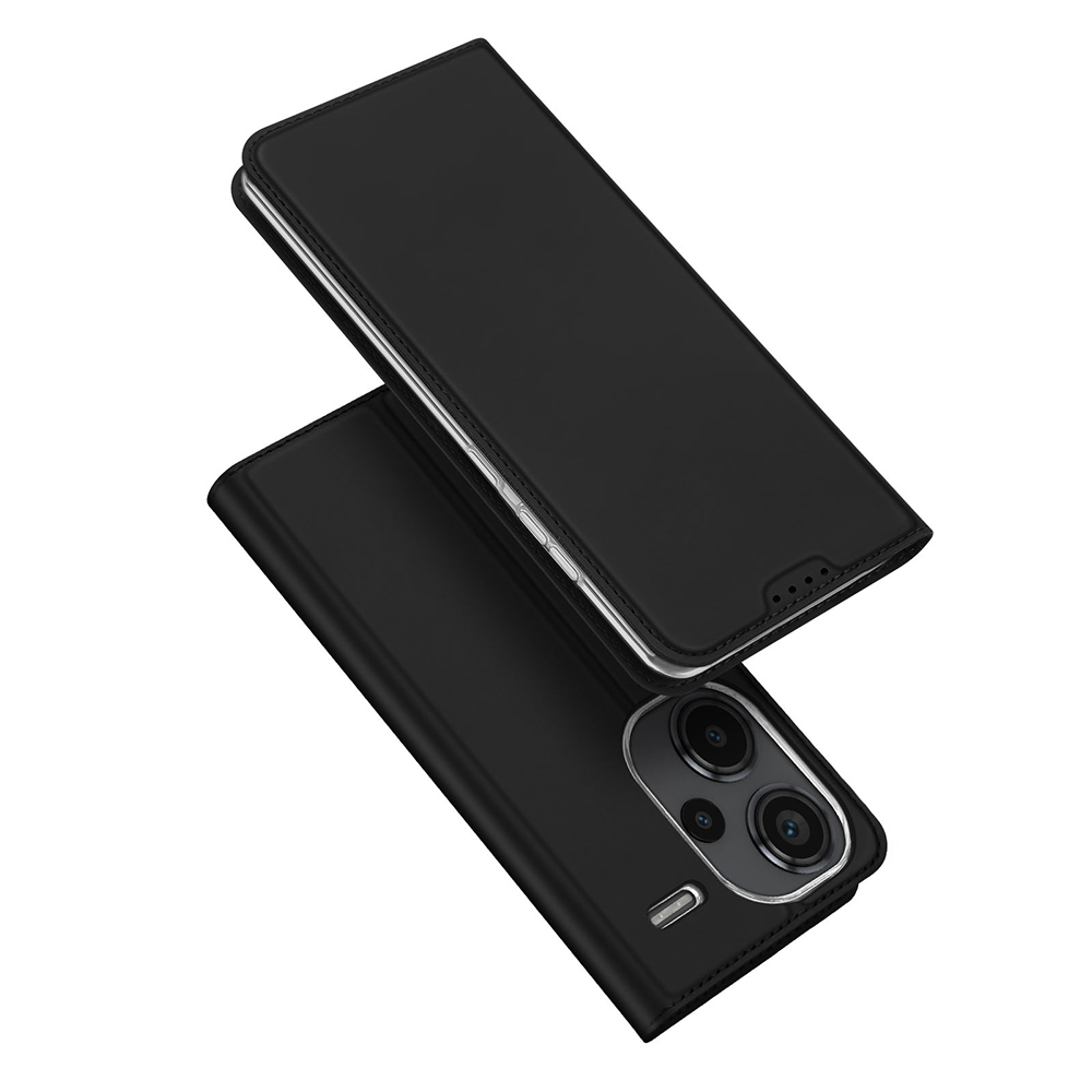 Dux Ducis Skin Pro otvárací obal - Xiaomi Redmi Note 13 Pro+ 5G - Čierna KF2318637