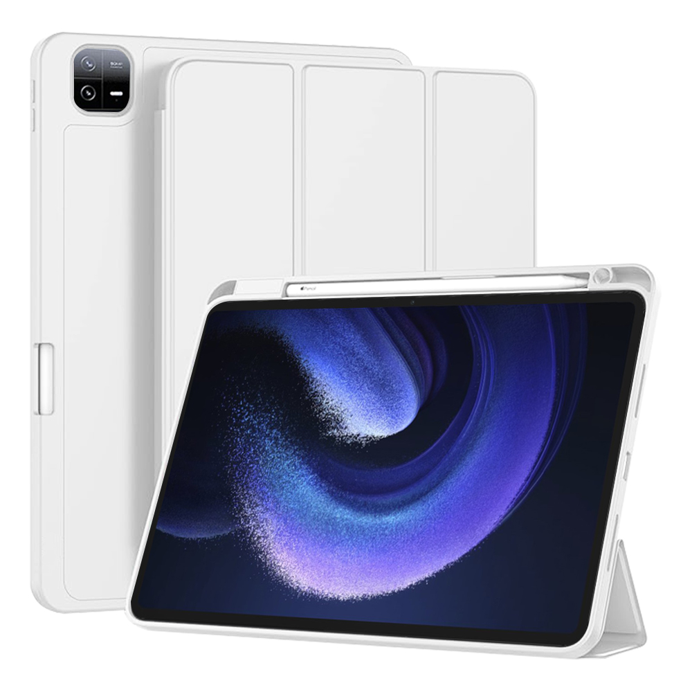Techsuit Sklopný obal Flex Trifold (s držiakom na pero) - Xiaomi Pad 6 / Pad 6 Pro - Sivá KF2321862