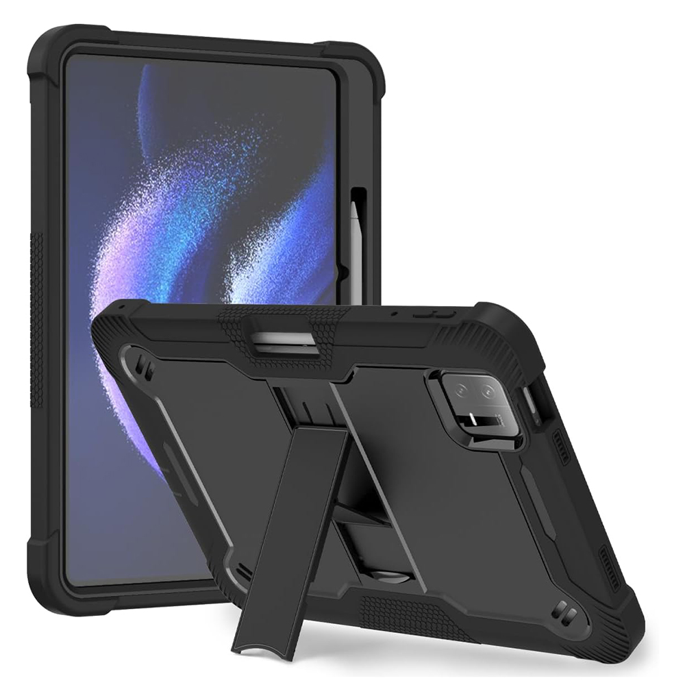 Techsuit Ochranný kryt Rugged TabShell + ochranná fólia na displej - Xiaomi Pad 6 / Pad 6 Pro - Čierna KF2326992