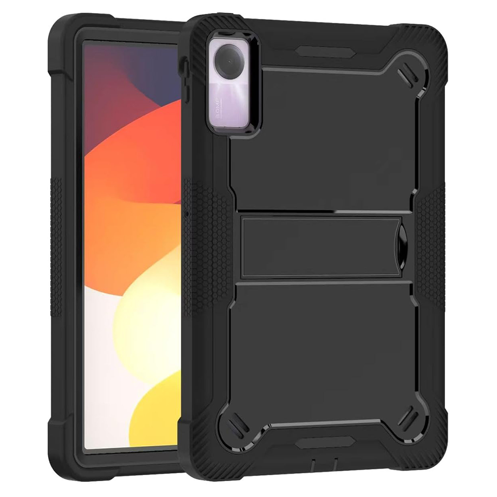 Techsuit Ochranný kryt Rugged TabShell + ochranná fólia na displej - Xiaomi Redmi Pad SE - Čierna KF2326998