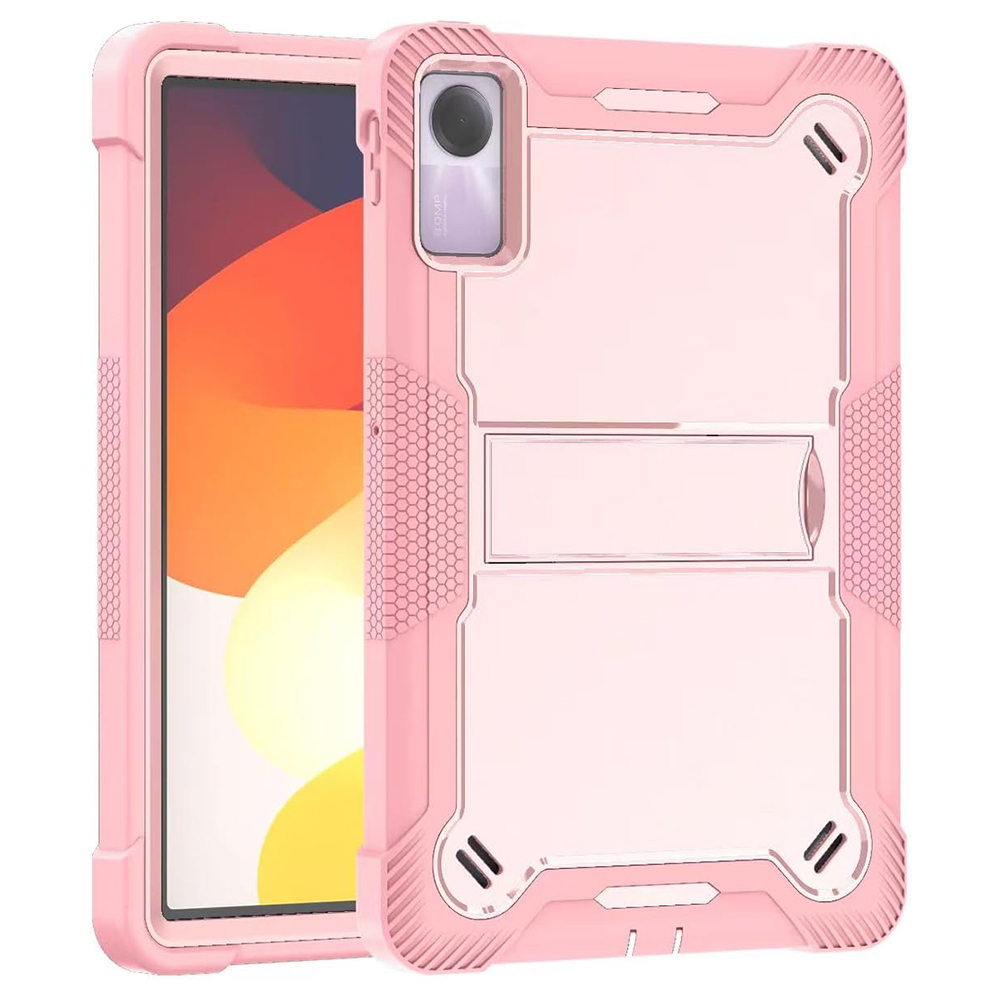 Techsuit Ochranný kryt Rugged TabShell + ochranná fólia na displej - Xiaomi Redmi Pad SE - Ružovo Zlatá KF2326999