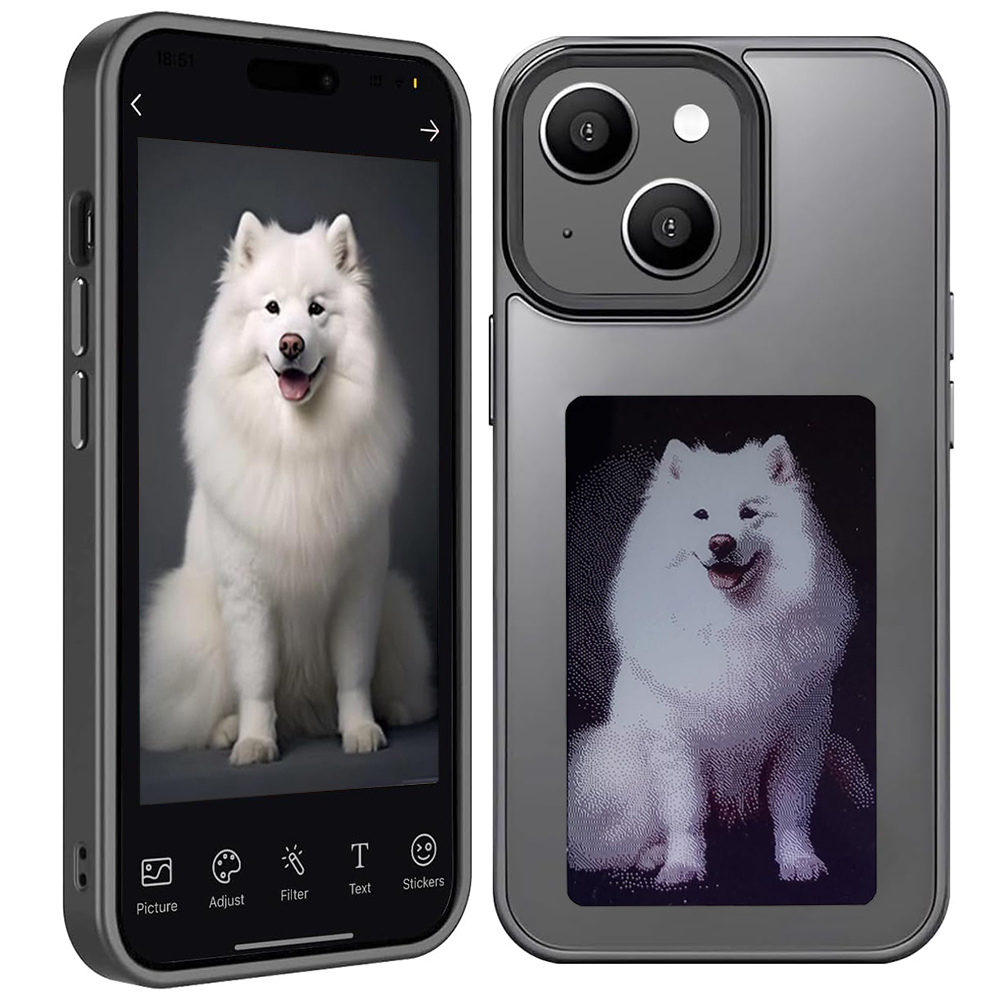 Techsuit SmartScreen NFC kryt pre - iPhone 15 - Čierna KF2330386