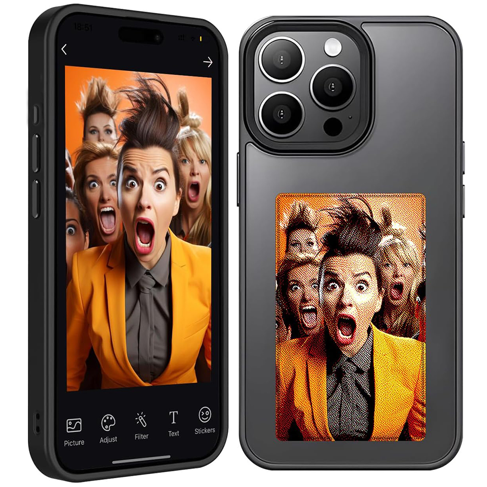 Techsuit SmartScreen NFC kryt pre - iPhone 15 Pro - Čierna KF2330387
