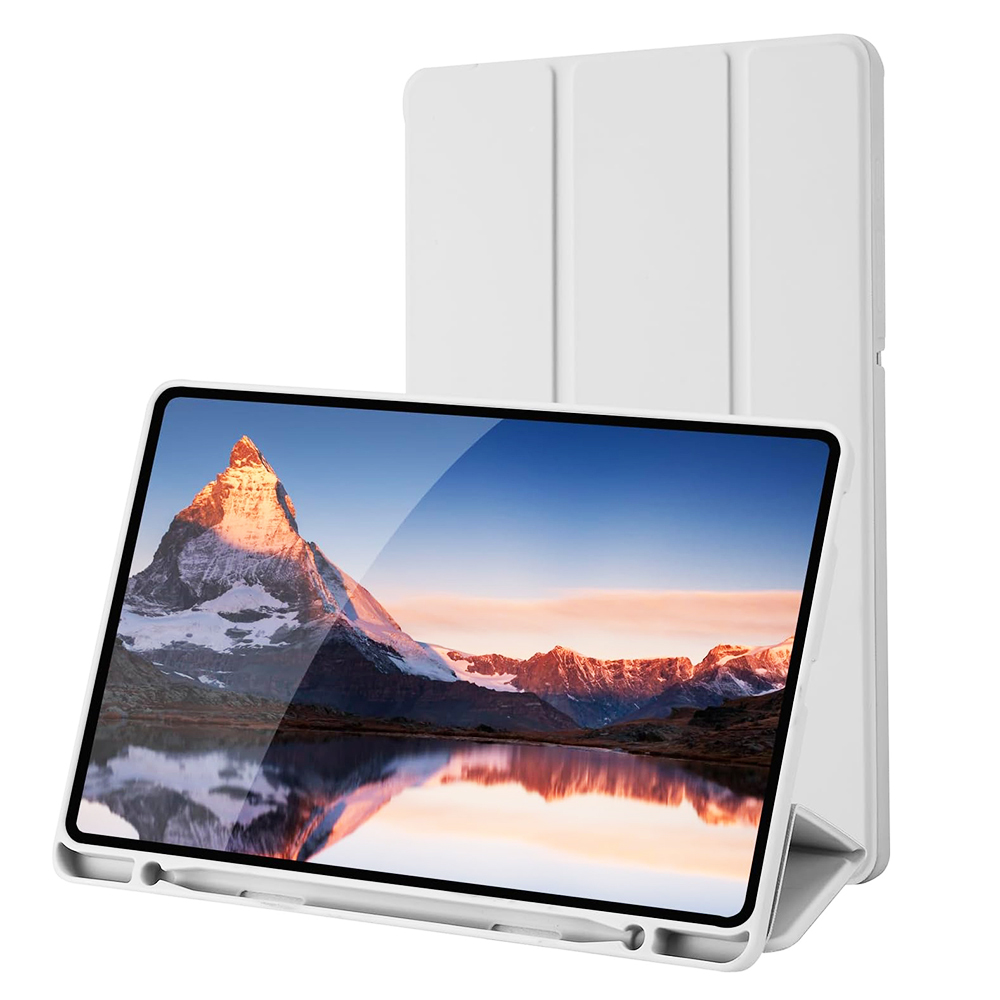 Techsuit Flex Trifold ochranné puzdro (s držiakom na pero) - Samsung Galaxy Tab S6 Lite (2020/2022/2024) - Sivá KF2321933