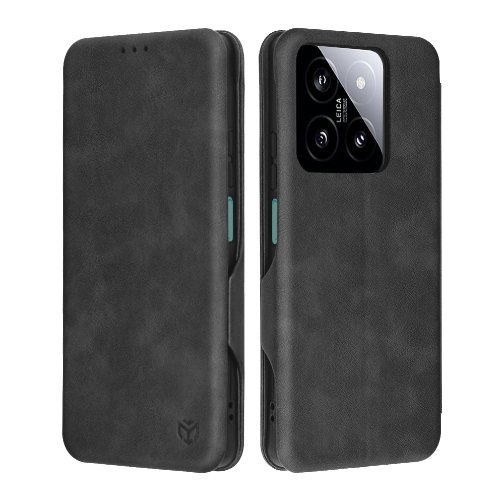 Techsuit Safe Wallet Plus Otváracie ochranné Puzdro - Xiaomi 14 - Čierna KF2317561
