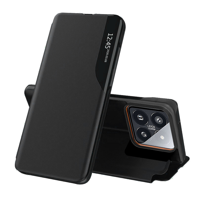 Techsuit eFold Séria otvárací Ochranný Obal - Xiaomi 14 Pro - Čierna KF2317579