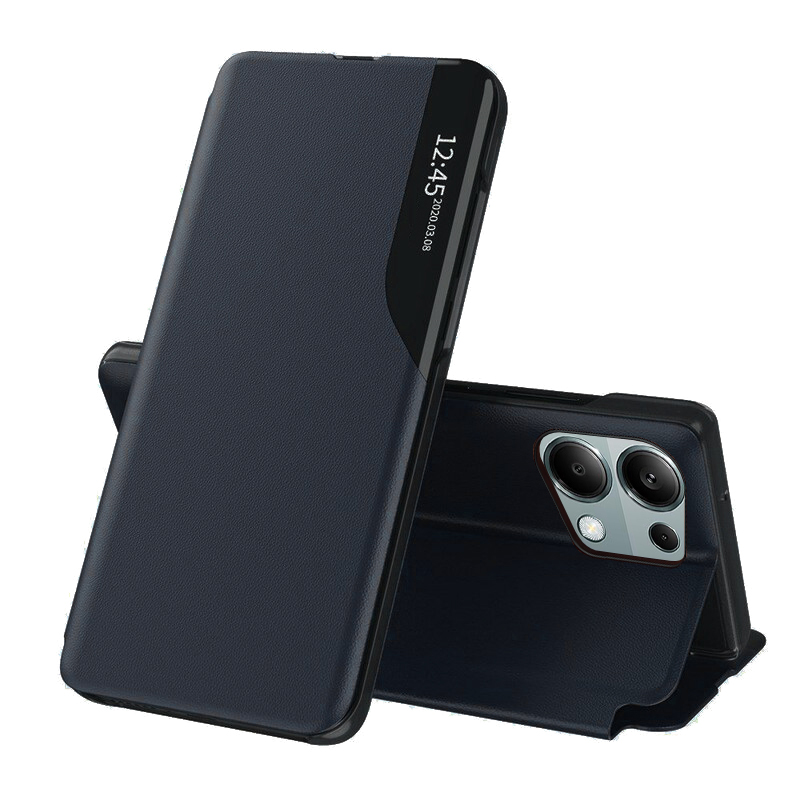 Techsuit eFold Séria otvárací Ochranný Obal - Xiaomi Redmi Note 13 Pro 4G / Poco M6 Pro 4G - Tmavo modrá KF2318737