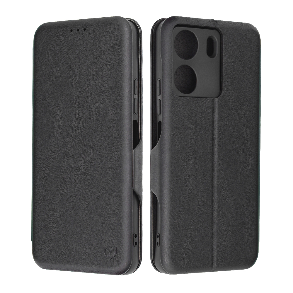 Techsuit Safe Wallet Plus Otváracie ochranné Puzdro - Xiaomi Redmi 13C 4G / Poco C65 - Čierna KF2319116