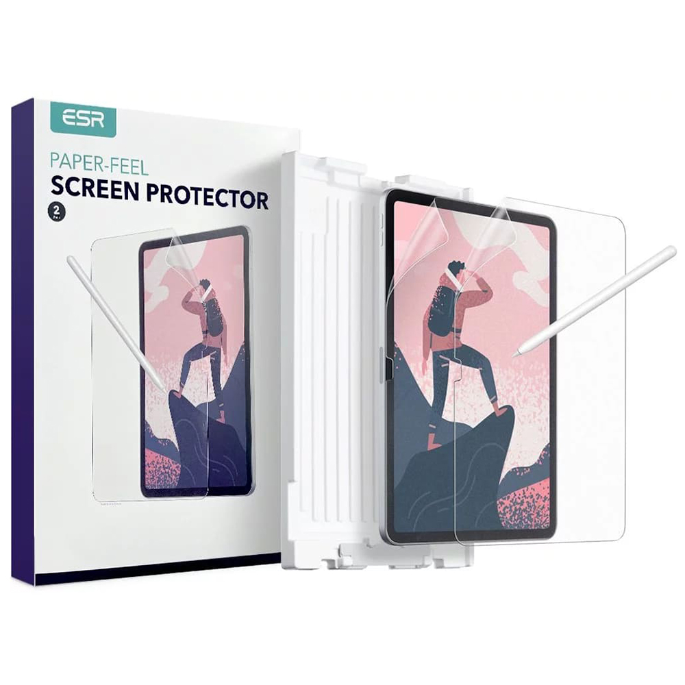 ESR Paper-Feel Magnetická ochranná fólia (2 ks) – iPad 10 (2022) 10.9 – Matný Číry KF2316434
