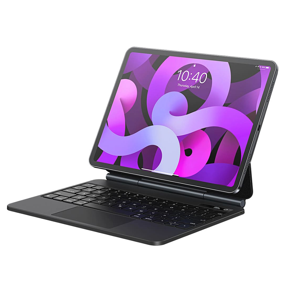 Baseus Brilliance Magnetický ochranný Kryt s Klávesnicou a Digitálnym Displejom (ARJK020013) - iPad 10 (2022) 10.9 - Sivá KF2320930