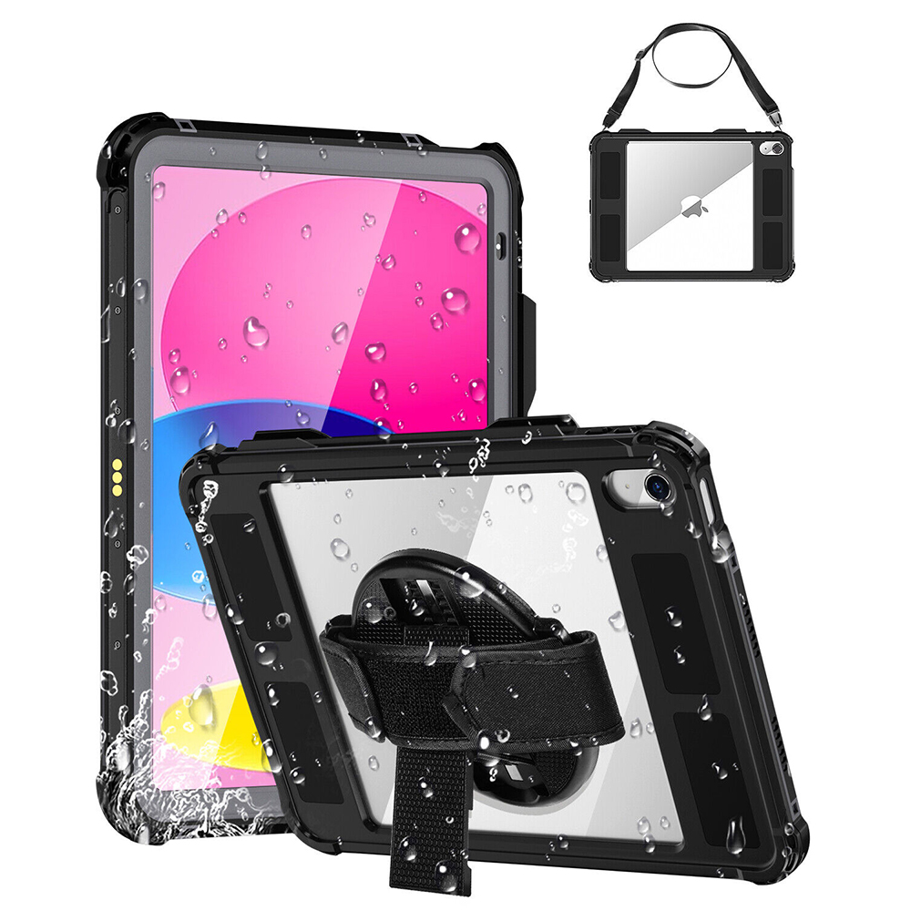 ShellBox Vodotesné ochranné puzdro IP68 pre iPad 10 (2022) 10.9 - Čierne KF2325599