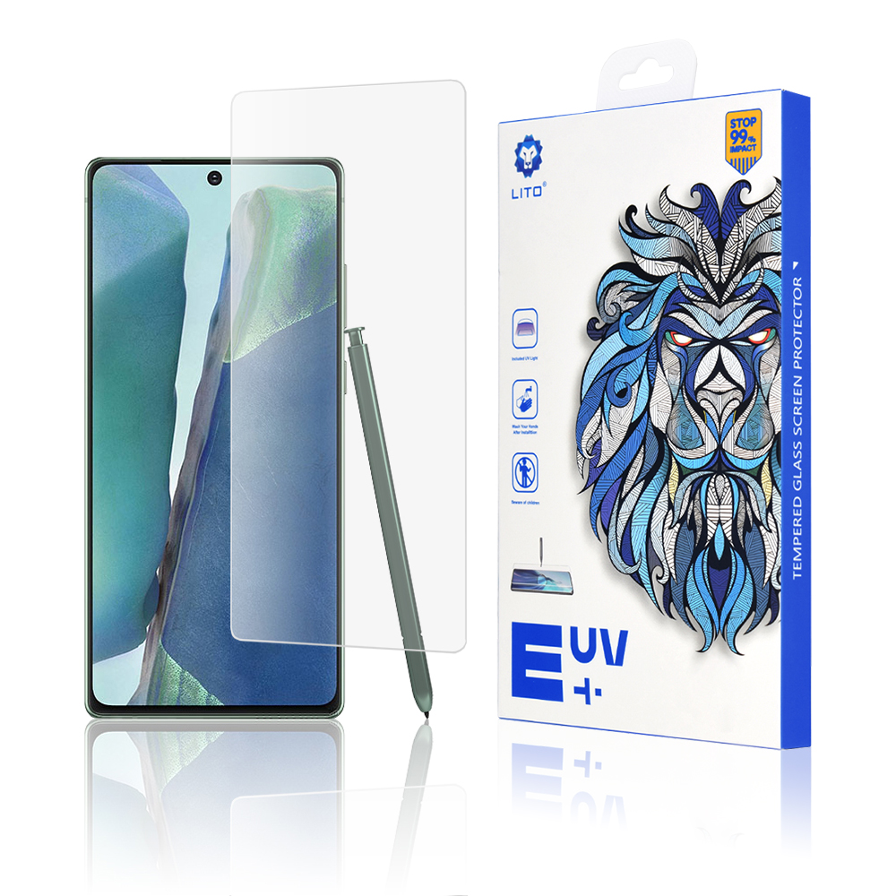 Lito 3D UV Glass - Tvrdené UV sklo pre Samsung Galaxy Note 20 / Note 20 5G - Priehľadné KF233117