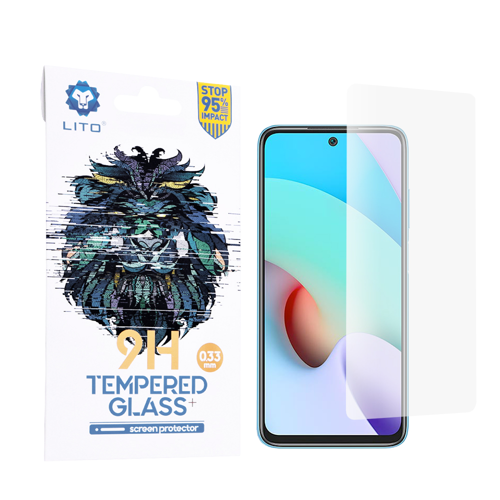 Lito 2.5D Classic Glass - Tvrdené sklo pre Xiaomi Redmi 10 2021 / Redmi 10 2022 - Priehľadné KF238376