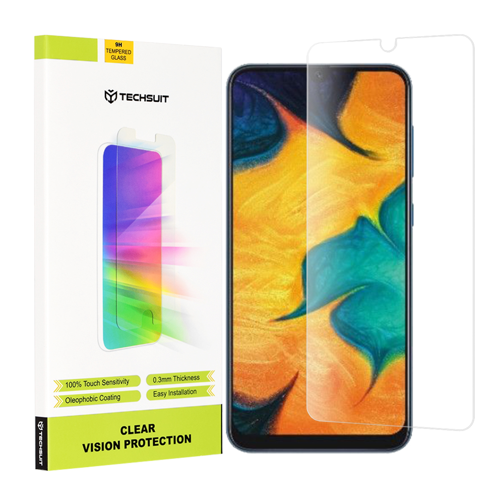 Techsuit Clear Vision Glass Ochranné sklo pre Samsung Galaxy A30 / A50 / A20 / A30s / A50s / M21 / M31 / M30s / M30 - Priehľadné KF2311851