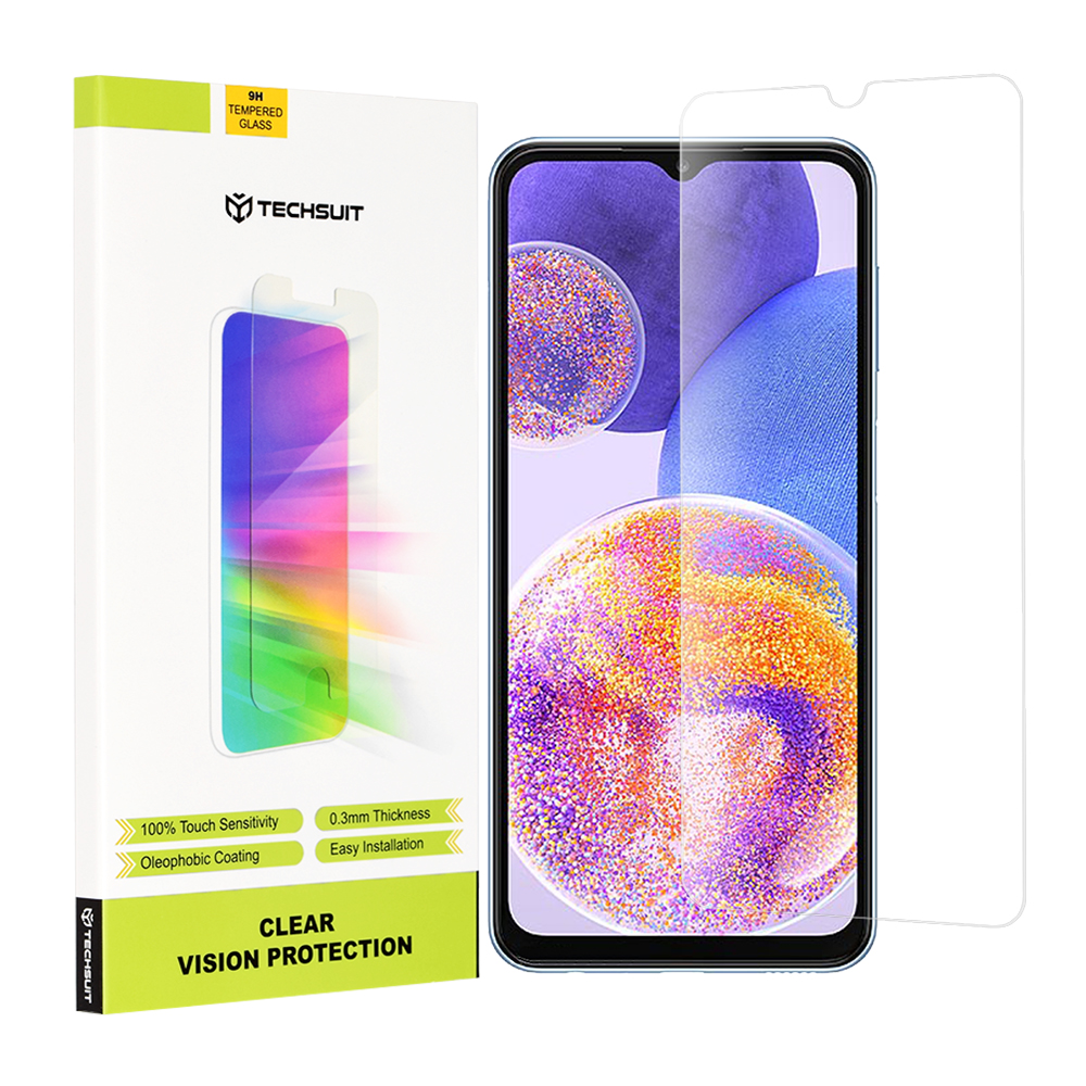 Techsuit Clear Vision Glass Ochranné sklo pre Samsung Galaxy A23 / A23 5G / M23 / F23 / M33 / A13 4G / M13 / F13 - Priehľadné KF2311857