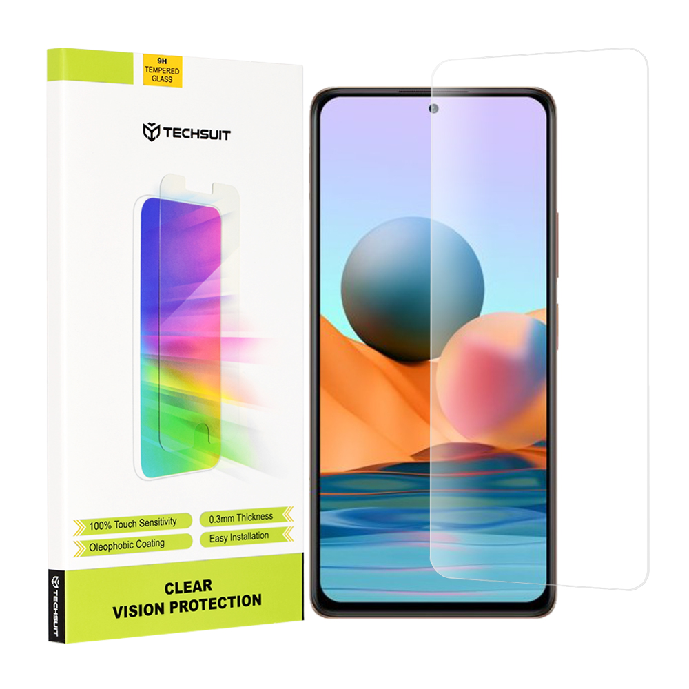 Techsuit Clear Vision Glass Ochranné sklo pre Xiaomi Redmi Note 10 Pro / Note 10 Pro Max - Priehľadné KF2311874