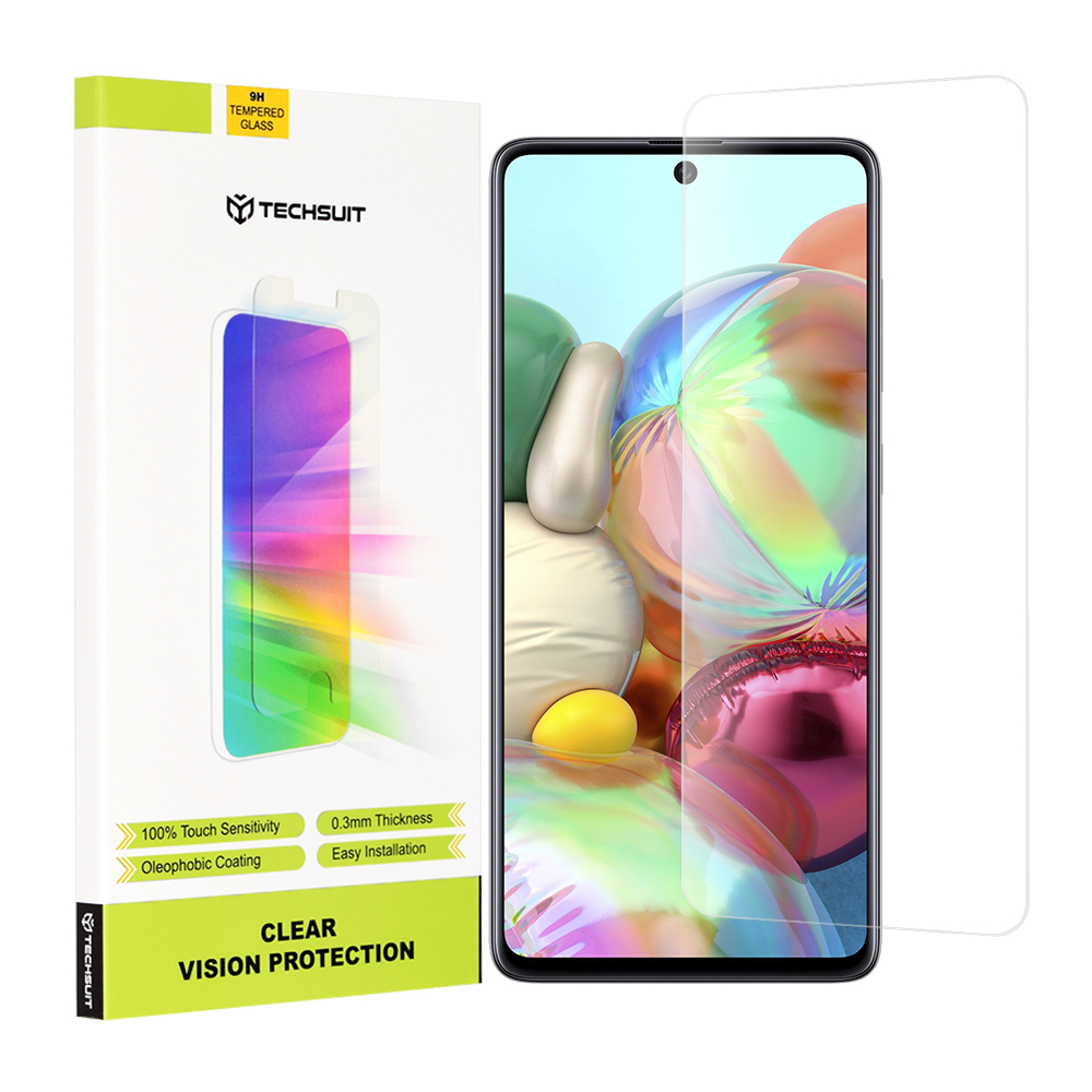 Techsuit Clear Vision Glass Ochranné sklo pre Samsung Galaxy A71 4G / A71 5G / Note 10 Lite / M51 - Priehľadné KF2311909