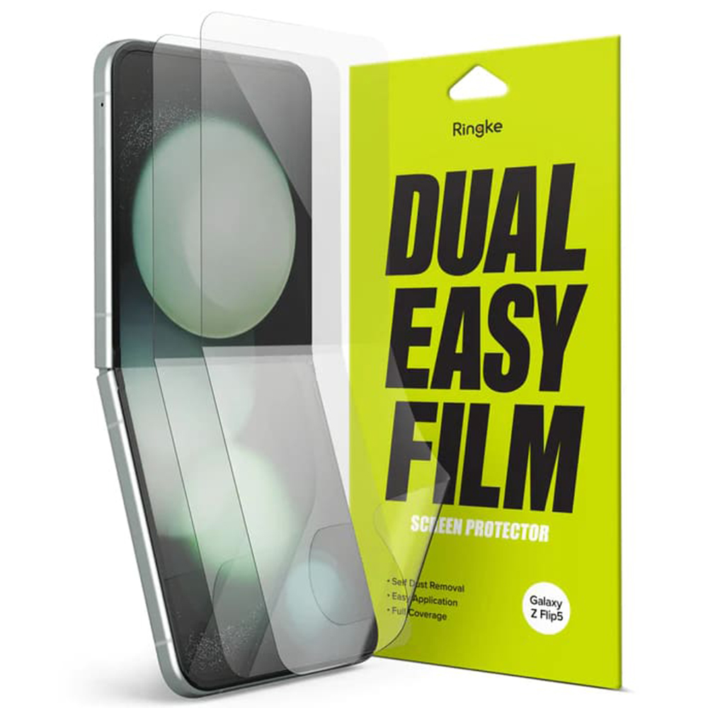 Ringke Dual Easy Full (2 ks) - Ochranné sklo pre Samsung Galaxy Z Flip5 - Priehľadné KF2314558