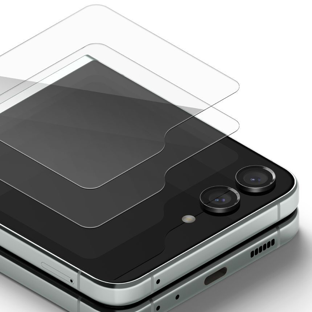 Ringke Ochranné sklo na displej (2 ks) - pre Samsung Galaxy Z Flip5 - Priehľadné KF2314564
