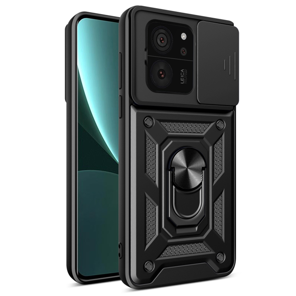 Techsuit CamShield Series ochranné Puzdro pre Xiaomi 13T / 13T Pro - Čierne KF2314821